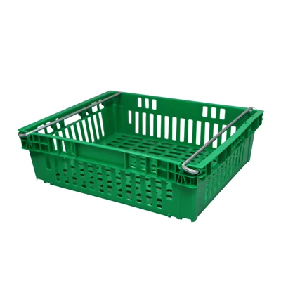 Stacking U Nesting Imtaqqba Ċestun tat-tkessiħ tal-plastik